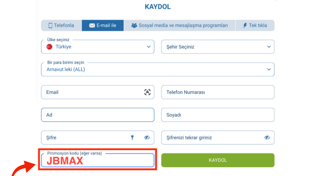 1xbet kayıt