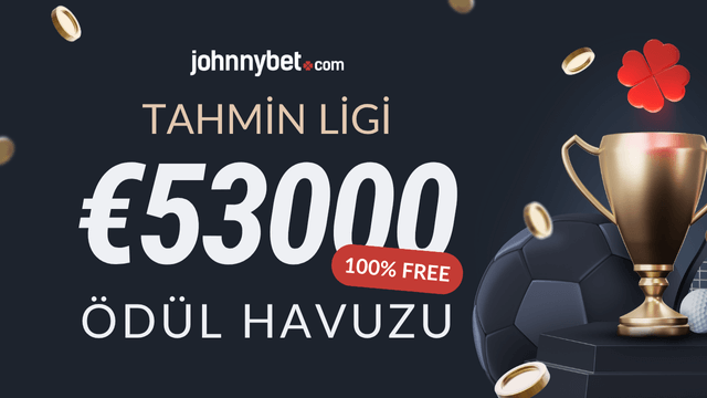 JohnnyBet İddaa Tahmin Ligi Yarışmasına katıl, gerçek para ödülleri kazan!