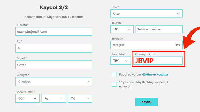 promosyon kodu Epybet