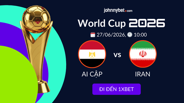 Đặt cược World Cup 2026 Ai Cập và Iran